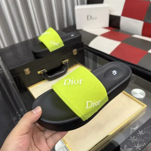 Replica Christian Dior Slippers For Men #1471742 $45.00 USD for Wholesale