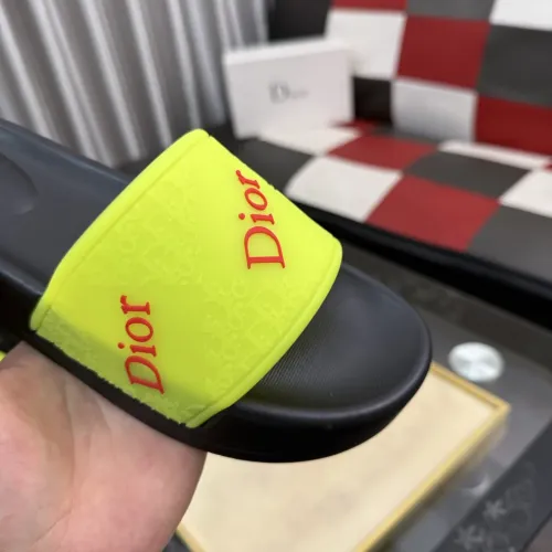 Replica Christian Dior Slippers For Men #1471743 $45.00 USD for Wholesale