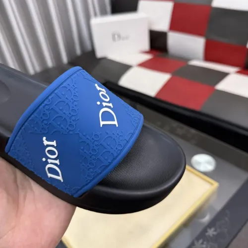 Replica Christian Dior Slippers For Men #1471756 $45.00 USD for Wholesale