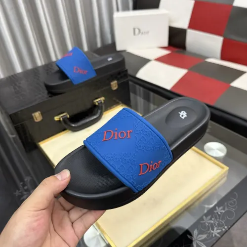 Replica Christian Dior Slippers For Men #1471757 $45.00 USD for Wholesale