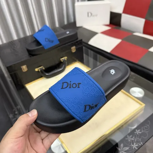 Replica Christian Dior Slippers For Men #1471760 $45.00 USD for Wholesale
