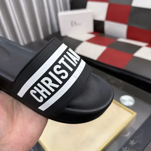 Replica Christian Dior Slippers For Men #1471770 $45.00 USD for Wholesale