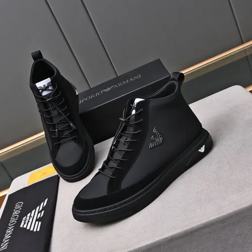 Cheap Armani High Tops Shoes For Men #1471942, $$85.00 USD On Armani High Tops Shoes