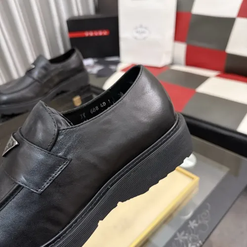 Replica Prada Leather Shoes For Men #1471967 $112.00 USD for Wholesale