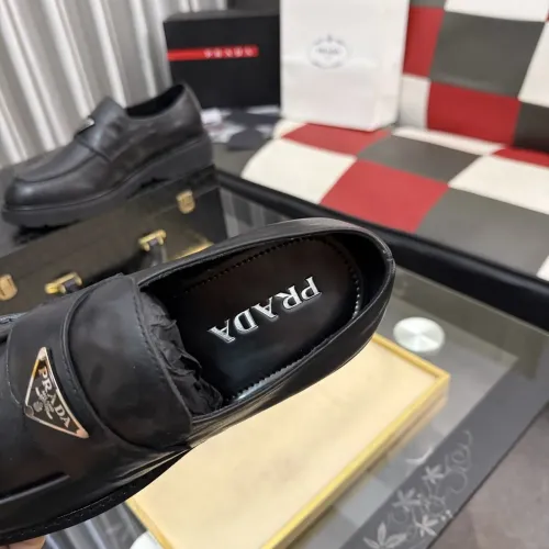 Replica Prada Leather Shoes For Men #1471967 $112.00 USD for Wholesale