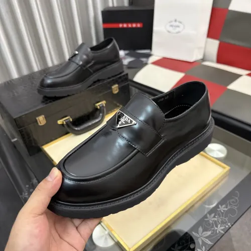Cheap Prada Leather Shoes For Men #1471968, $$112.00 USD On Prada Leather Shoes