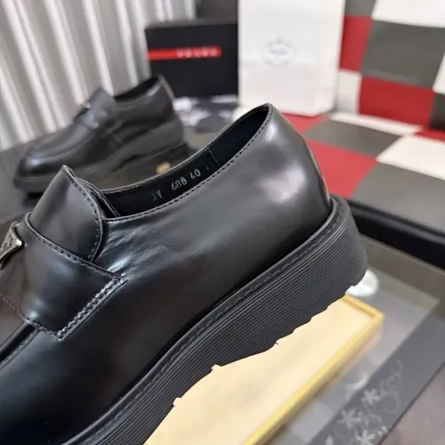Replica Prada Leather Shoes For Men #1471968 $112.00 USD for Wholesale