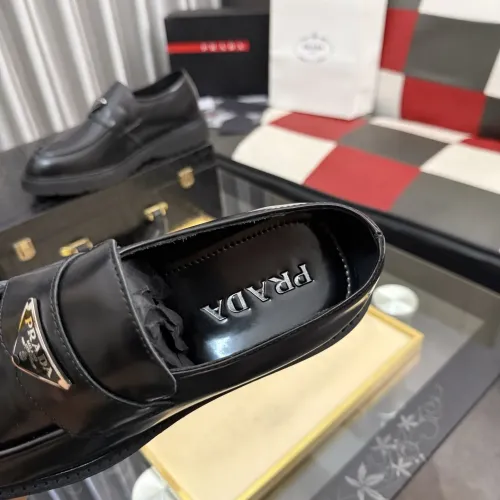 Replica Prada Leather Shoes For Men #1471968 $112.00 USD for Wholesale