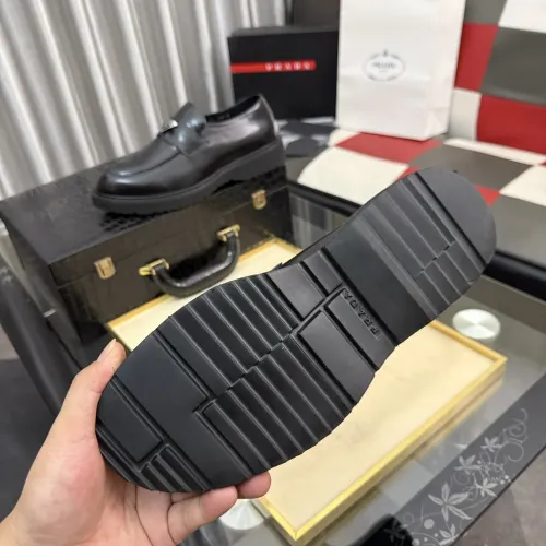 Replica Prada Leather Shoes For Men #1471968 $112.00 USD for Wholesale