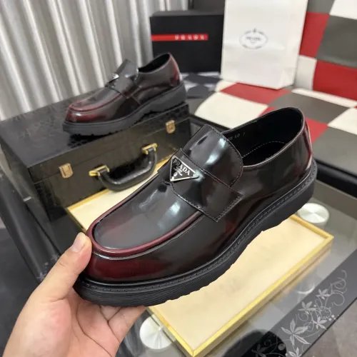 Cheap Prada Leather Shoes For Men #1471969, $$112.00 USD On Prada Leather Shoes