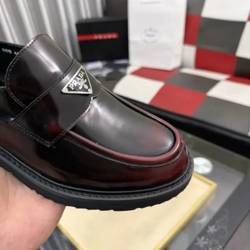 Replica Prada Leather Shoes For Men #1471969 $112.00 USD for Wholesale