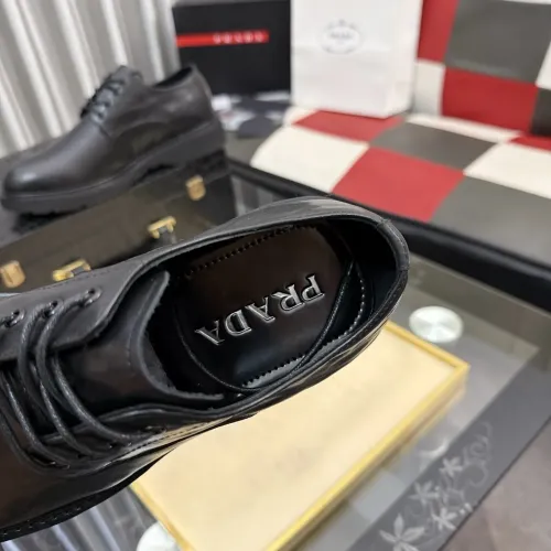 Replica Prada Leather Shoes For Men #1471970 $112.00 USD for Wholesale