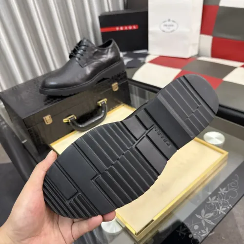 Replica Prada Leather Shoes For Men #1471970 $112.00 USD for Wholesale