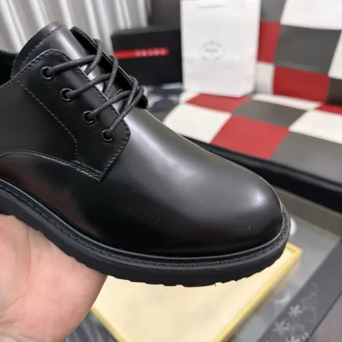 Replica Prada Leather Shoes For Men #1471971 $112.00 USD for Wholesale