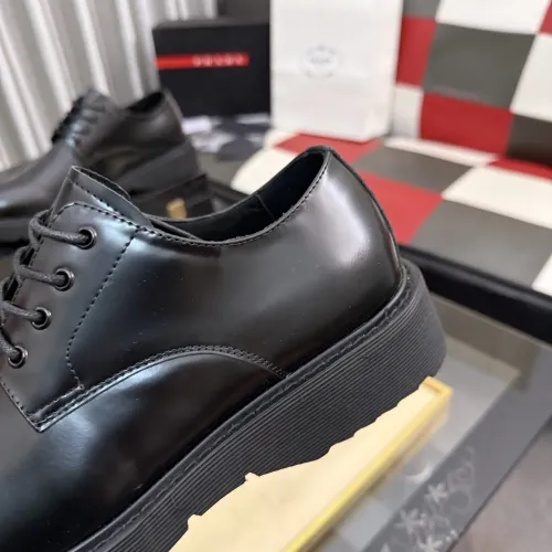 Replica Prada Leather Shoes For Men #1471971 $112.00 USD for Wholesale