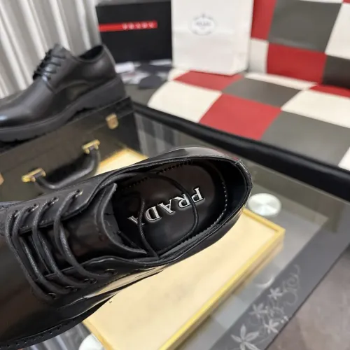 Replica Prada Leather Shoes For Men #1471971 $112.00 USD for Wholesale
