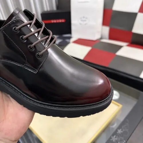 Replica Prada Leather Shoes For Men #1471972 $112.00 USD for Wholesale