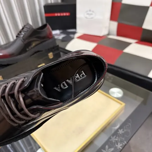 Replica Prada Leather Shoes For Men #1471972 $112.00 USD for Wholesale