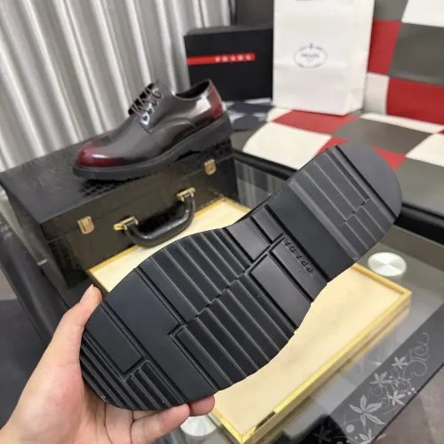Replica Prada Leather Shoes For Men #1471972 $112.00 USD for Wholesale