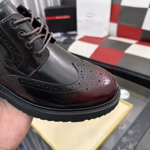 Replica Prada Leather Shoes For Men #1471974 $112.00 USD for Wholesale