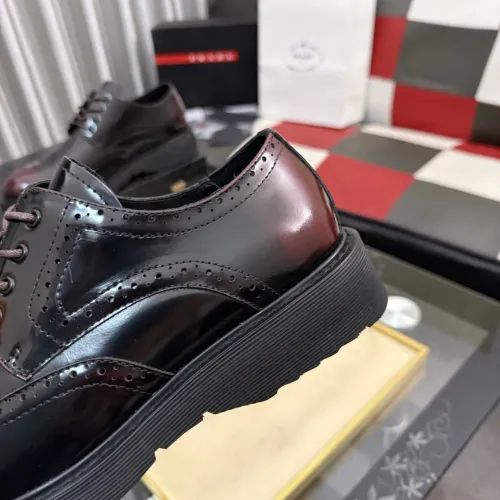 Replica Prada Leather Shoes For Men #1471974 $112.00 USD for Wholesale