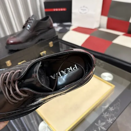 Replica Prada Leather Shoes For Men #1471974 $112.00 USD for Wholesale