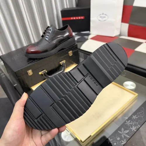 Replica Prada Leather Shoes For Men #1471974 $112.00 USD for Wholesale