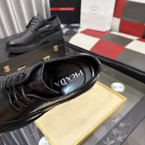 Replica Prada Leather Shoes For Men #1471976 $112.00 USD for Wholesale
