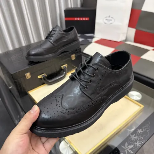 Cheap Prada Leather Shoes For Men #1471978, $$112.00 USD On Prada Leather Shoes