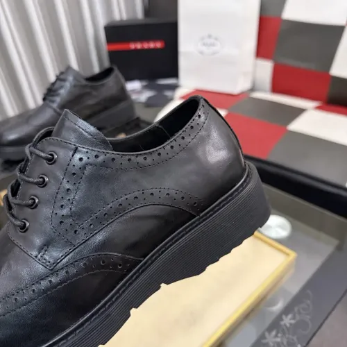 Replica Prada Leather Shoes For Men #1471978 $112.00 USD for Wholesale