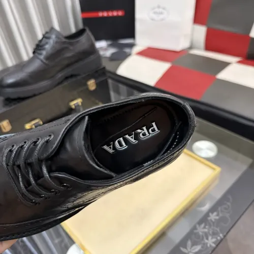 Replica Prada Leather Shoes For Men #1471978 $112.00 USD for Wholesale
