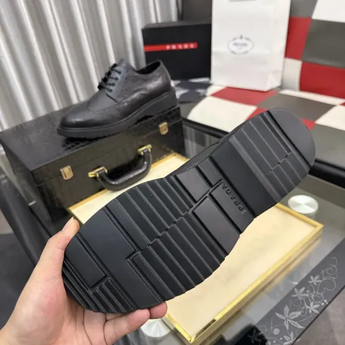Replica Prada Leather Shoes For Men #1471978 $112.00 USD for Wholesale