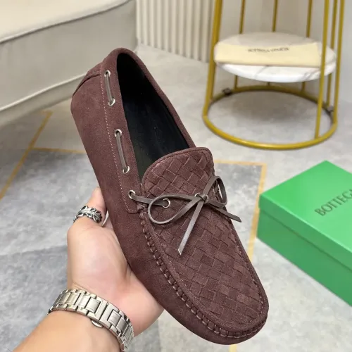 Replica Bottega Veneta BV Leather Shoes For Men #1472080 $82.00 USD for Wholesale