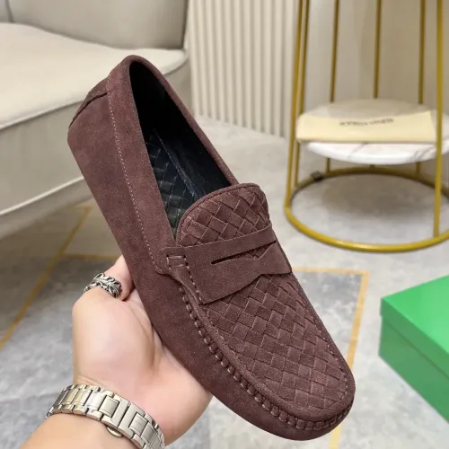 Replica Bottega Veneta BV Leather Shoes For Men #1472095 $82.00 USD for Wholesale