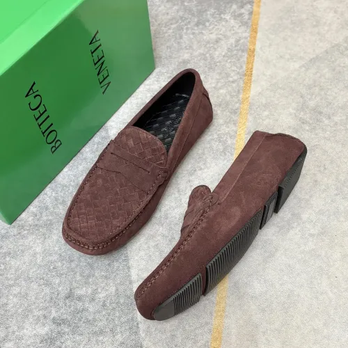 Replica Bottega Veneta BV Leather Shoes For Men #1472095 $82.00 USD for Wholesale