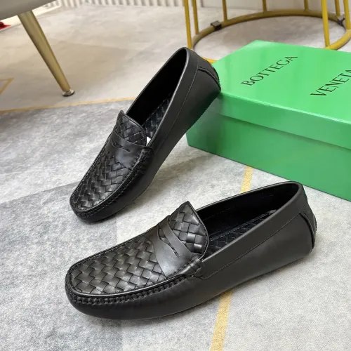 Replica Bottega Veneta BV Leather Shoes For Men #1472098 $82.00 USD for Wholesale