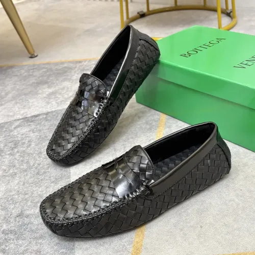 Replica Bottega Veneta BV Leather Shoes For Men #1472099 $82.00 USD for Wholesale