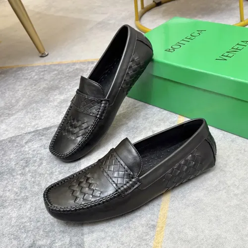 Replica Bottega Veneta BV Leather Shoes For Men #1472102 $82.00 USD for Wholesale