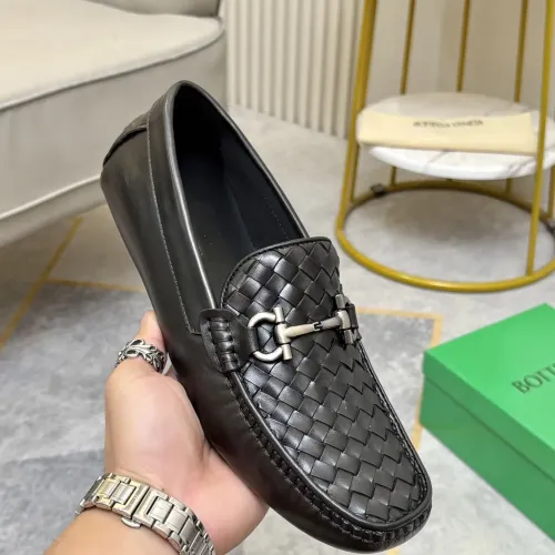 Replica Bottega Veneta BV Leather Shoes For Men #1472105 $82.00 USD for Wholesale