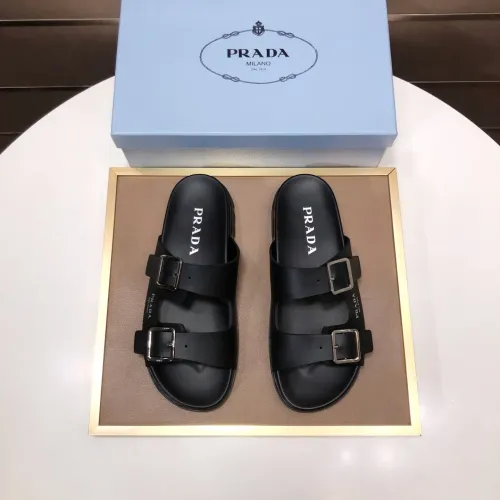 Replica Prada Slippers For Men #1472124 $82.00 USD for Wholesale