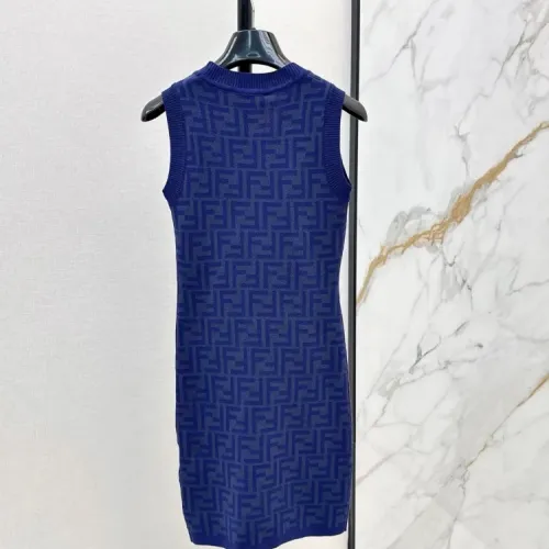 Replica Fendi Dresses Sleeveless For Women #1472139 $98.00 USD for Wholesale