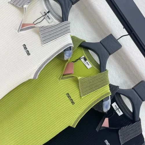 Replica MIU MIU T-Shirts Sleeveless For Women #1472146 $68.00 USD for Wholesale