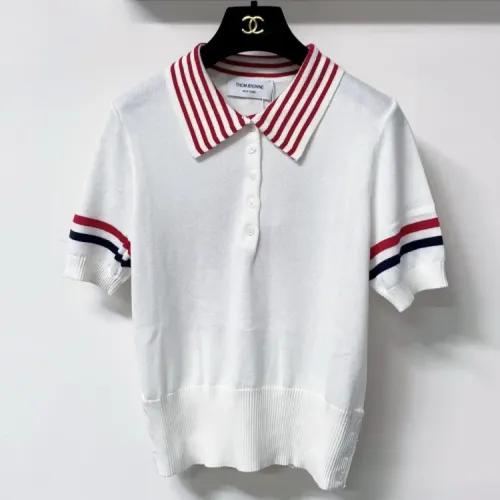 Cheap Thom Browne TB T-Shirts Short Sleeved For Women #1472191, $$98.00 USD On Thom Browne TB T-Shirts
