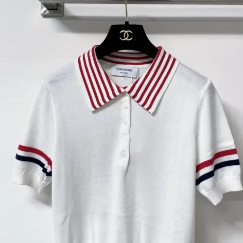 Replica Thom Browne TB T-Shirts Short Sleeved For Women #1472191 $98.00 USD for Wholesale
