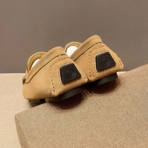 Replica Salvatore Ferragamo Leather Shoes For Men #1472324 $76.00 USD for Wholesale