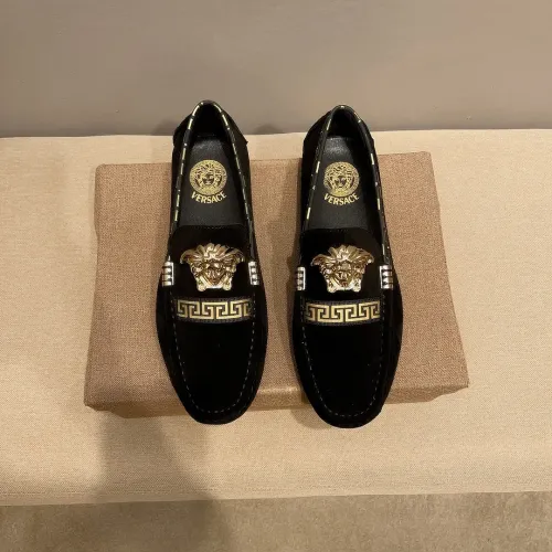 Cheap Versace Leather Shoes For Men #1472325, $$76.00 USD On Versace Leather Shoes