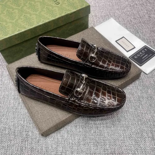 Replica Gucci Oxfords Shoes For Men #1472327 $80.00 USD for Wholesale