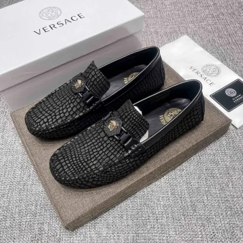 Cheap Versace Leather Shoes For Men #1472331, $$85.00 USD On Versace Leather Shoes