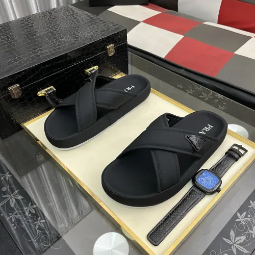 Replica Prada Slippers For Men #1472362 $60.00 USD for Wholesale