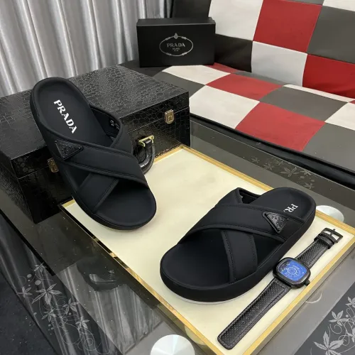 Replica Prada Slippers For Men #1472362 $60.00 USD for Wholesale